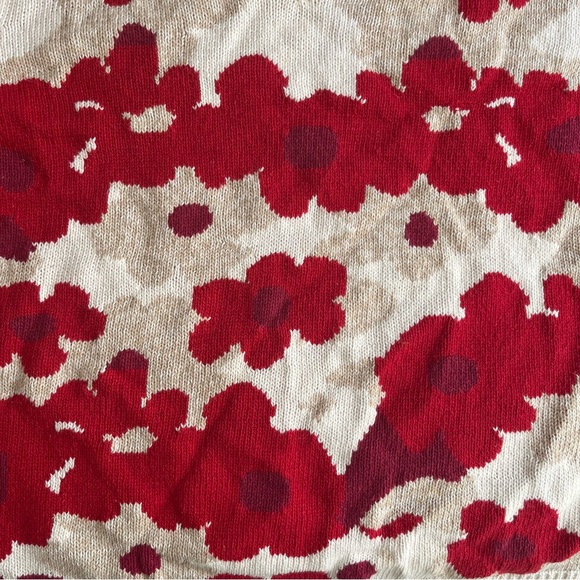 Vintage flower knit sweater - Picture 4 of 4